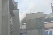 Požar na Beogradskom keju u Novom Sadu: Vatrogasne ekipe na terenu! (VIDEO)