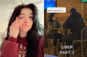 Vozačica Ubera pokupila svog dečka sa drugom devojkom: Snimci koje je objavila na Tik-Toku skupili milione pregleda (VIDEO)