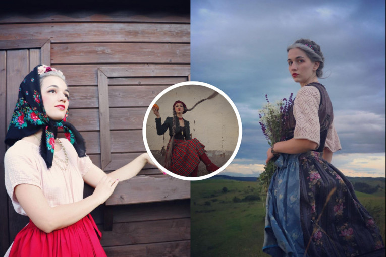 Mađarica Ana dobila je prve sede sa 13 godina i prestala da se šiša: Danas ima najdužu sivu kosu na svetu i zanimljiv folk stil (FOTO)