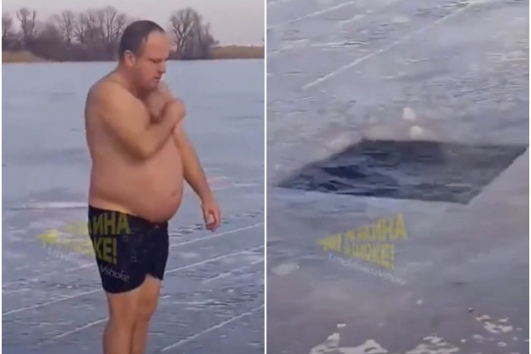 Rekao ženi da ga snima i onda je skočio u ledenu vodu: Više nije izronio, spasioci izvukli telo narednog dana (UZNEMIRUJUĆE)