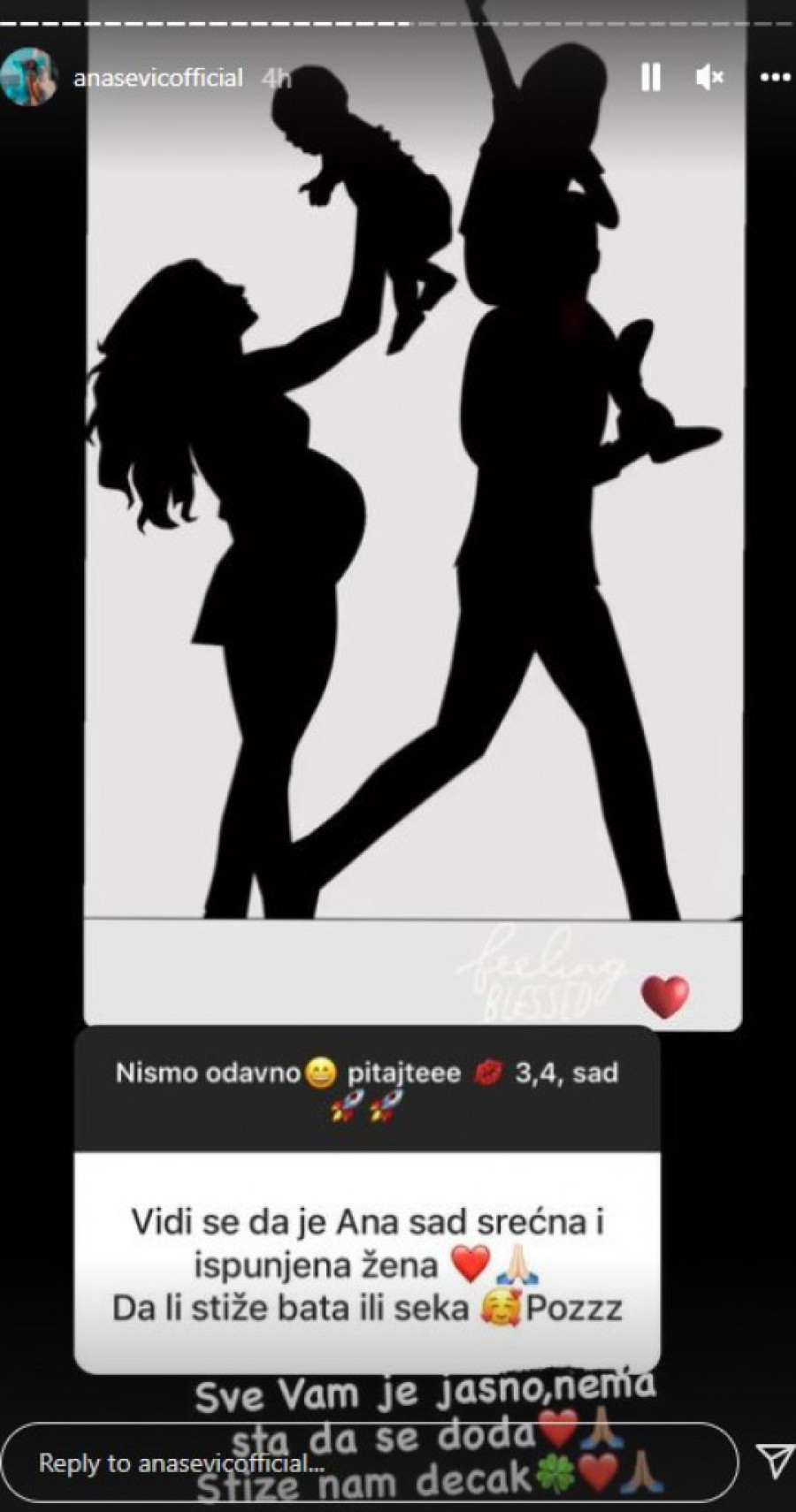 Ana Sević više ne staje na vagu! Pevačica na pragu da se porodi, otkrila pol bebe