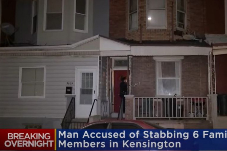 Napadač polomio nož dok je ubadao žrtve: Jezivi detalji krvave noći u Filadelfiji - izbodeno šest članova porodice (FOTO/VIDEO)