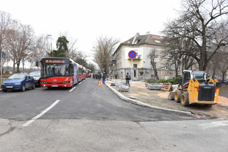 Privode se kraju radovi na uređenju Keja oslobođenja: Autobusi ponovo saobraćaju tuda