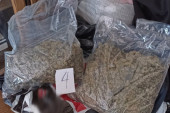 U kući imao gotovo dva kilograma marihuane: Uhapšen muškarac u Beogradu