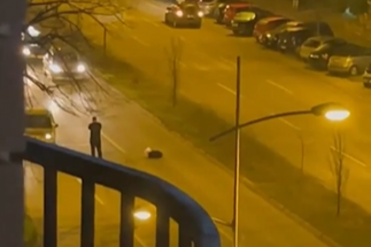 Nesvakidašnja scena na novosadskom bulevaru: Stao nasred ulice i pokušava da zaustavi saobraćaj! (VIDEO)