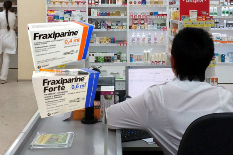 Apotekari tvrde da nema dovoljno "fraksiparina" na tržištu, u RFZO kažu da je problem do apoteka