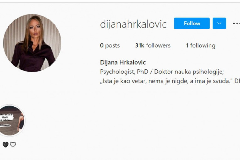 Dijana Hrkalović zatvorila Instagram nalog uoči suđenja! Sutra izlazi pred sudije, advokati joj otkazali punomoćje