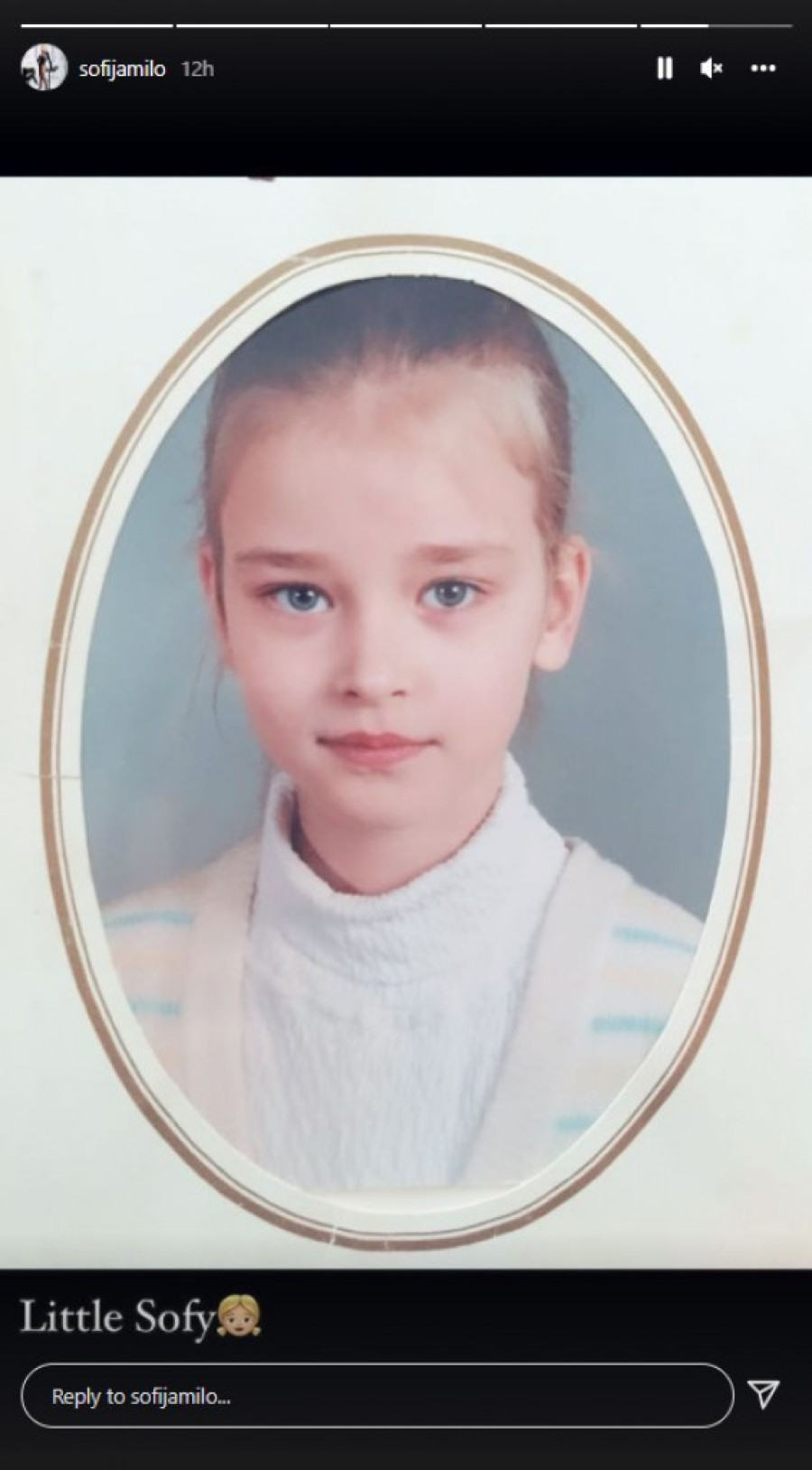 Mala Sofija: Manekenka pokazala kako je izgledala u detinjstvu, jedno se nije promenilo (FOTO)