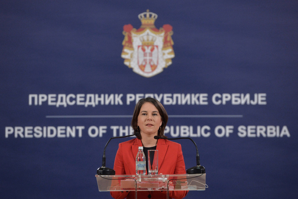 Završen sastanak nemačke ministarke i predsednika Srbije: Vučić se obratio javnosti (VIDEO)