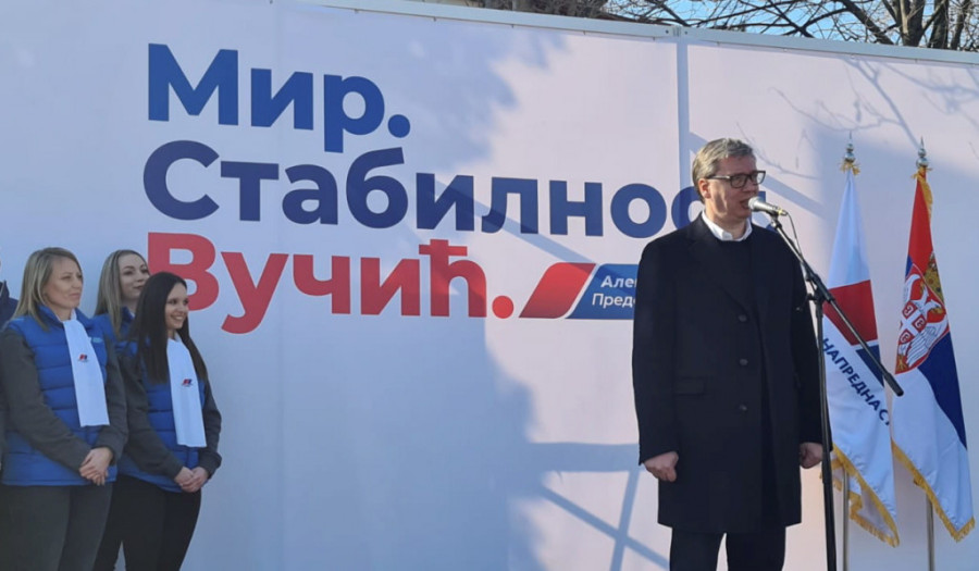 Neka ljudi biraju, da li će nečije uvrede ili nečija dela: Vučić se obratio okupljenima u Titelu