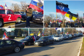 Održana auto-litija podrške Rusiji u Beogradu (FOTO/VIDEO)