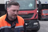Kome smeta čišćenje grada: U Pančevu muškarac napao radnike Higijene, divljački razbijao kamion (VIDEO)