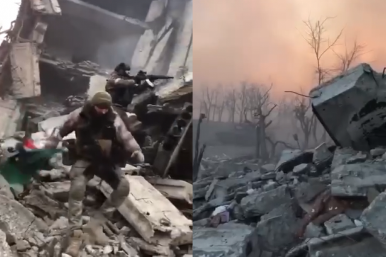 Kadirov objavio snimak borbi iz Marijupolja: Puca na sve strane, a čečenski vojnici se smeju (VIDEO)