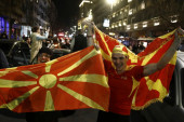 Trajkovski je sinoć iznenadio Azure, a pogledajte kako se istorijska pobeda slavila u Skoplju (GALERIJA)