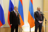 Odnosi Moskve i Jerevana na vrlo visokom nivou:  Putin se sastao sa jermenskim premijerom Pašinjanom