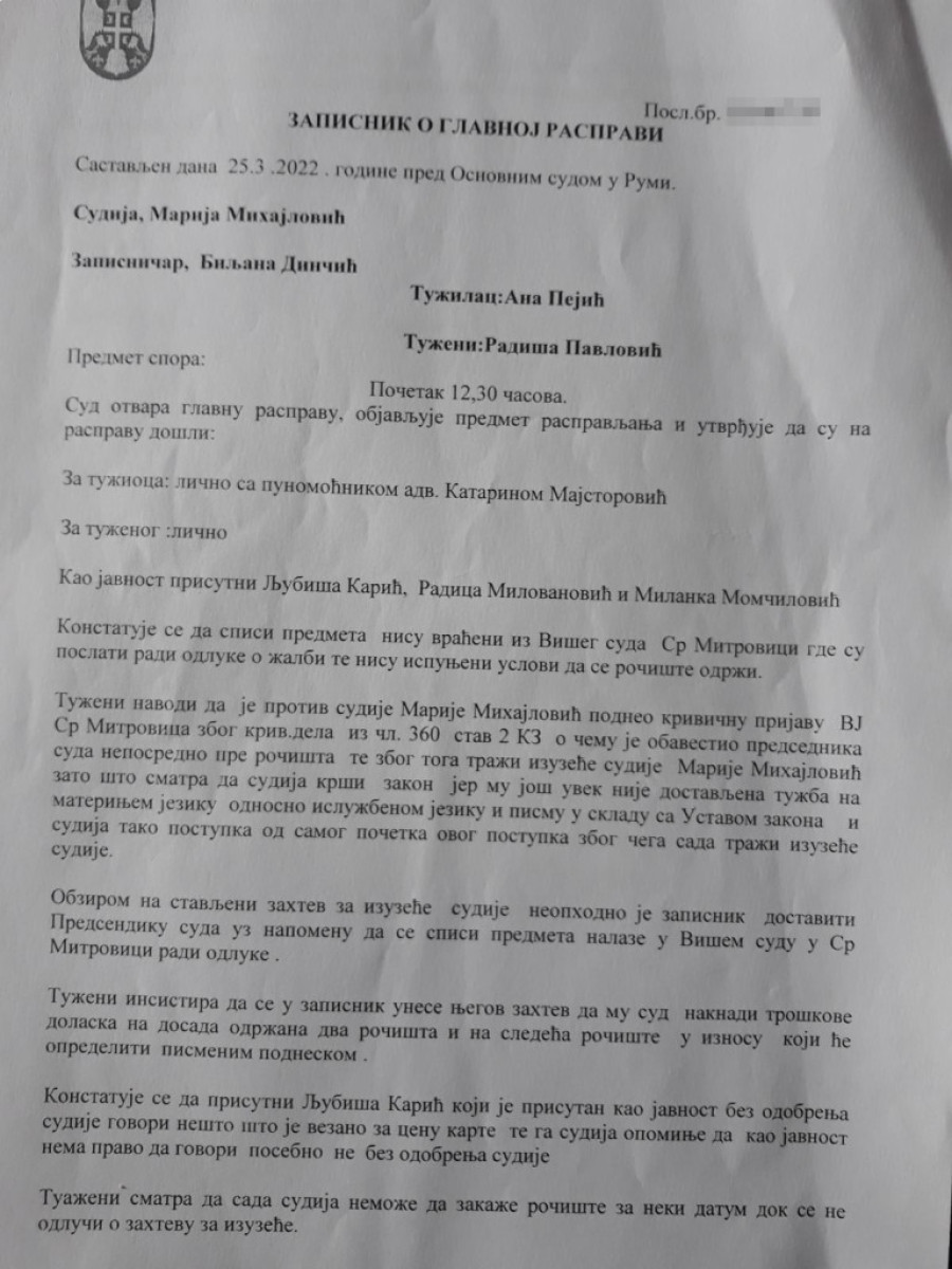 Ana protiv Radiše: Sukob između dve frakcije udruženja roditelja nestalih beba rešavaće sud!