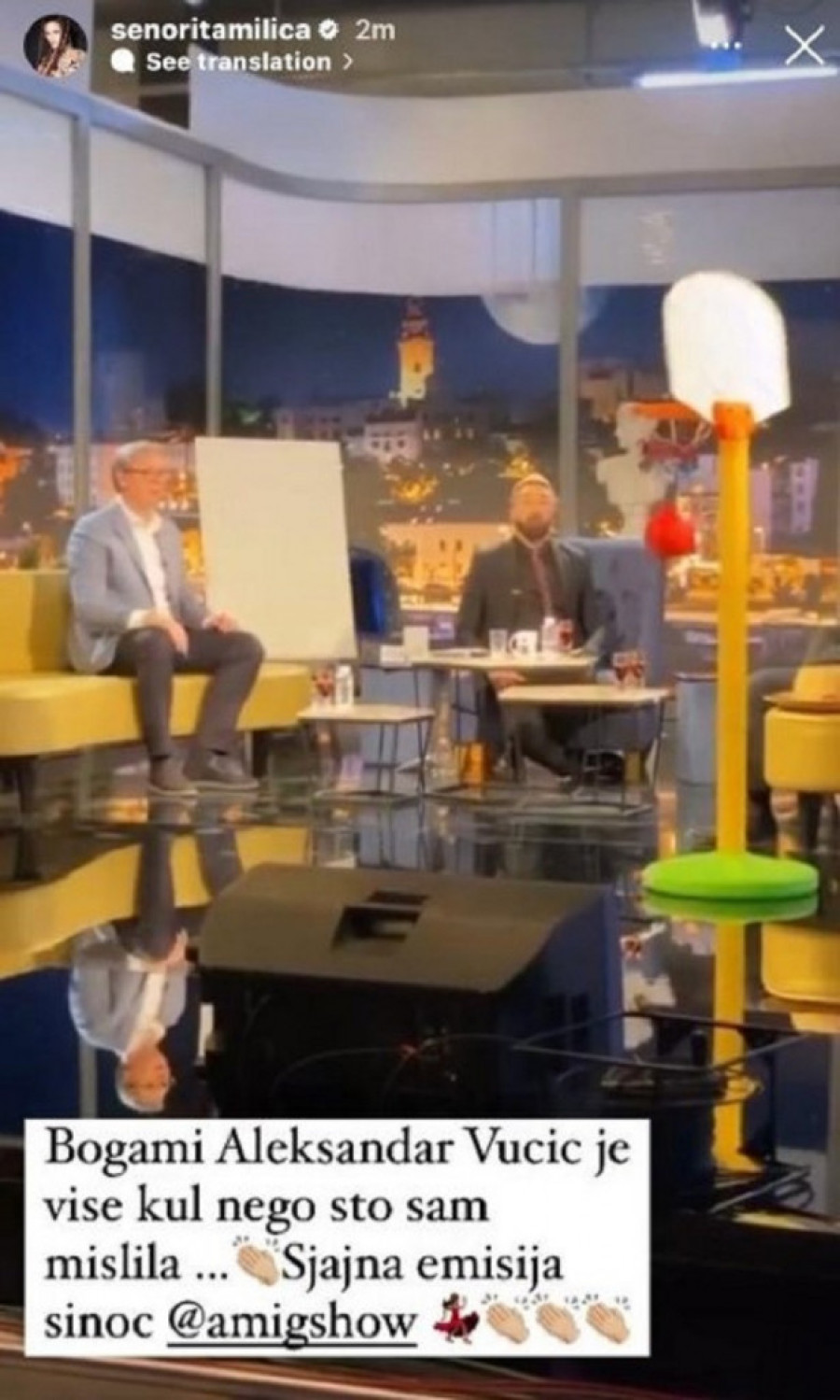 Milica Pavlović podržala Aleksandra Vučića: "Bogami, više je kul nego što sam mislila" (FOTO)