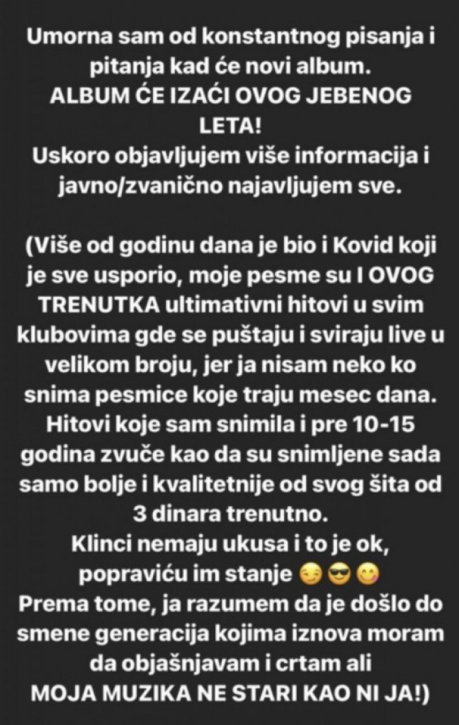 Karleuša nije izdala album 10 godina, a lažnim obećanjima se ne zna broj: "Ja sam u stvari šoubiz prevara"