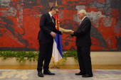 Vučić primio akreditive ambasadora SAD i Brazila (FOTO)
