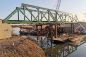 Završena izgradnja novog železničkog mosta u Zrenjaninu (FOTO)