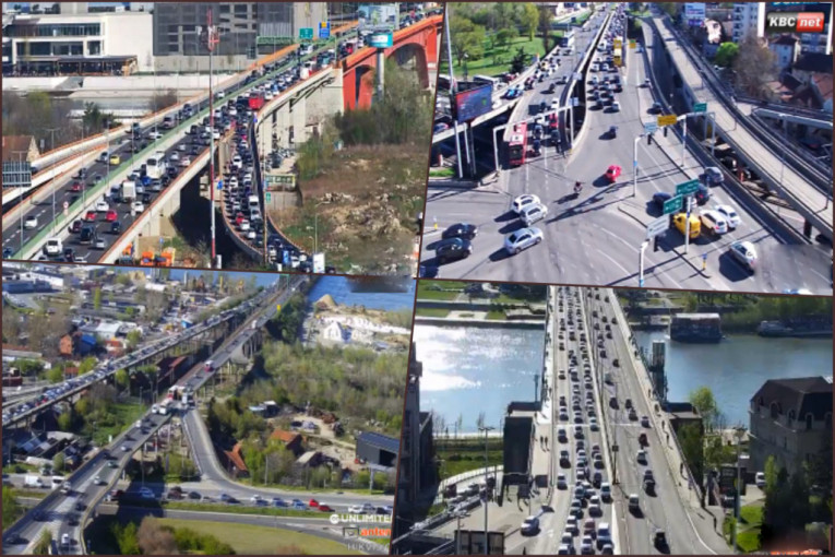 Tek sreda, a kao da počinje vikend: Ogromne gužve u Beogradu - na Gazeli i auto-putu vozila "mile", evo koje delove da izbegavate (FOTO)