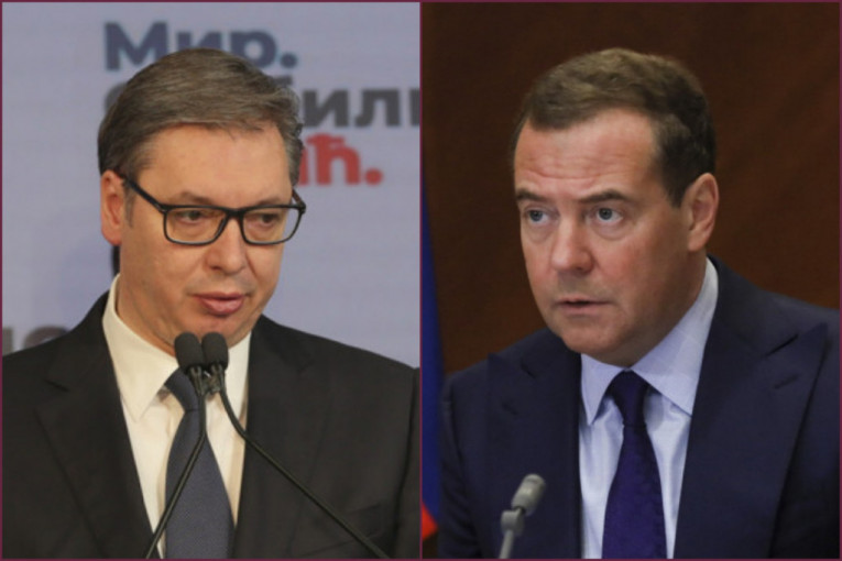 Medvedev čestitao pobedu Vučiću: Cenimo partnere sa kojima su odnosi zasnovani na zdravorazumskom pristupu i obostrano korisnim ciljevima