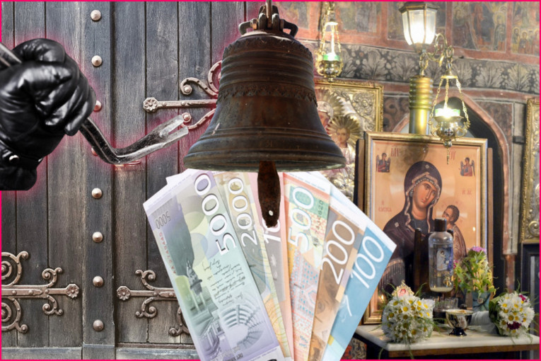 Opljačkao manastir u Inđiji: Razbio celivaonicu i odneo 45.000 dinara