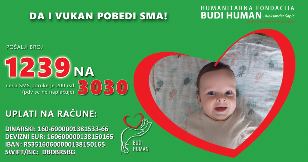 Srbijo, pomozi! Još jedan dan za 100.000 evra: Vukan treba da ode u Budimpeštu po najskuplji lek!