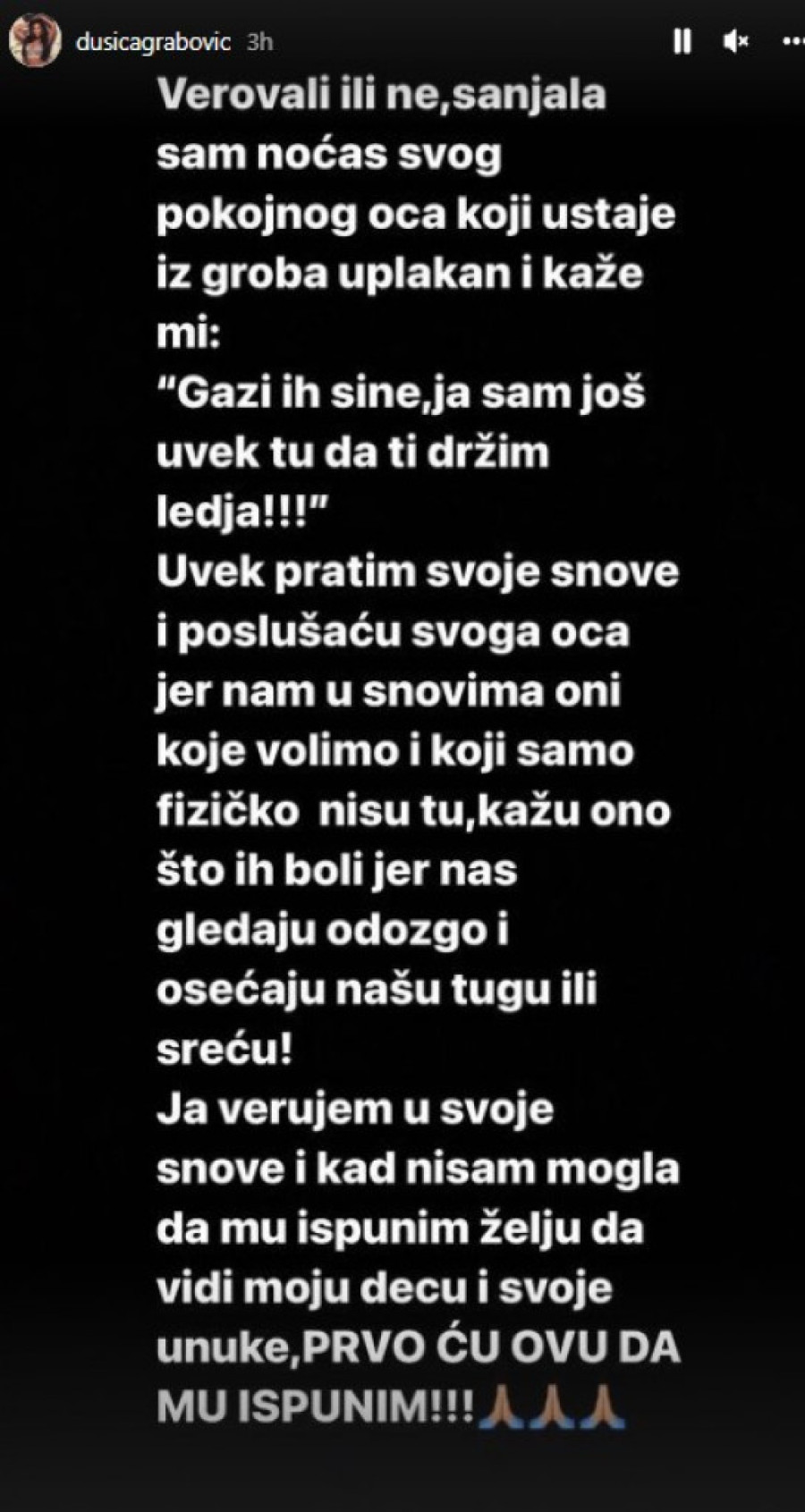 Dušica Grabović u jeku afere o prostituciji: Sanjala sam pokojnog oca, ustao je iz groba uplakan... (FOTO)