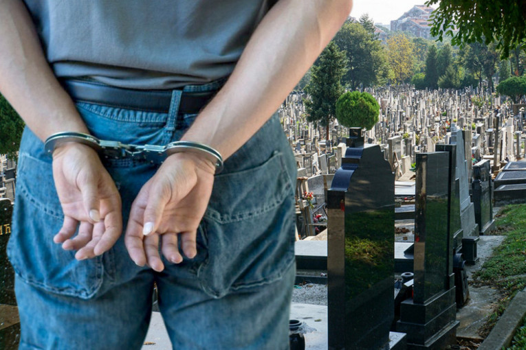 Dilovao heroin na Centralnom groblju! Policija mu napravila "sačekušu" iza nadgrobnih spomenika