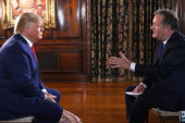 Tramp pobesneo na voditelja, pa napustio intervju: "Samo budala to može da misli!" (VIDEO)