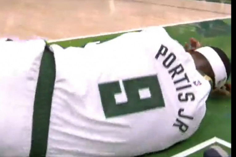 Košarkašu NBA šampiona tekla krv iz oka?! Evo kako je povređen Portis (VIDEO)