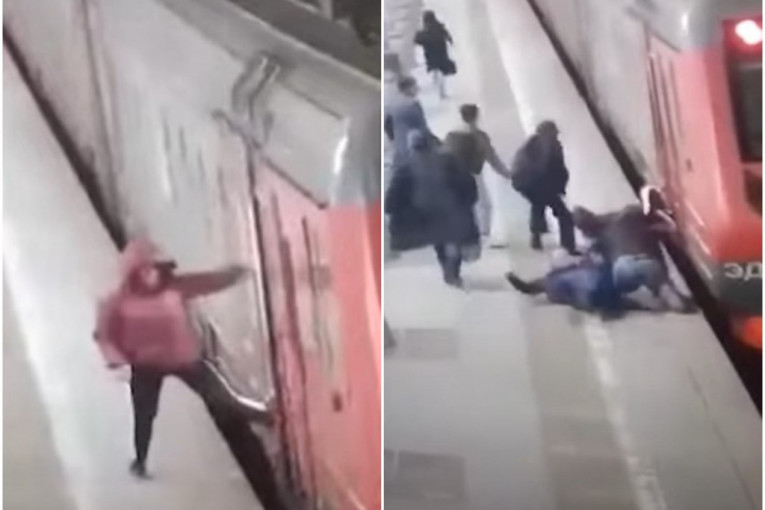 Ženi se zaglavila noga u vratima, a voz samo što nije krenuo: Zastrašujuć snimak iz Moskve (VIDEO)