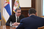Vučić primio Leonida Sluckog: Srbija će nastaviti svojim evropskim putem, uz očuvanje prijateljskih odnosa sa Rusijom