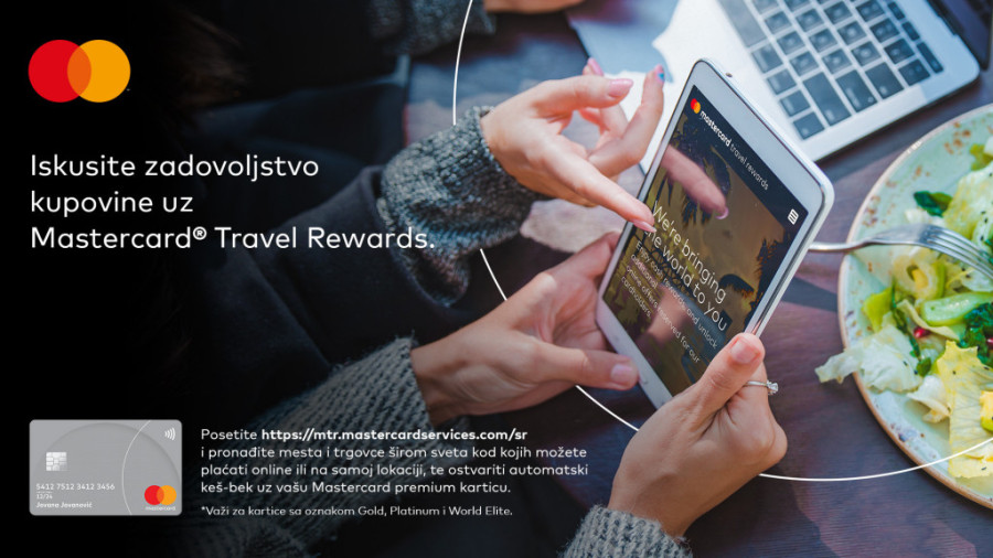 OTKRIJTE ZADOVOLjSTVO PUTOVANjA UZ MASTERCARD® TRAVEL REWARDS