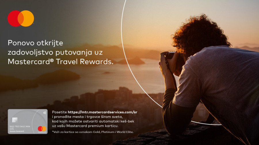 OTKRIJTE ZADOVOLjSTVO PUTOVANjA UZ MASTERCARD® TRAVEL REWARDS