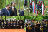 Vučić u najvećem stratištu Jasenovca: Niko od nas nema porodično stablo, živimo u miru, ali ne daju nam da budemo svoj na svome (FOTO)