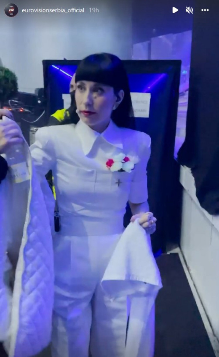 Konstrakta ima i vodopad na bini! Srpska predstavnica maksimalno fokusirana: Ovako teku pripreme! (FOTO)