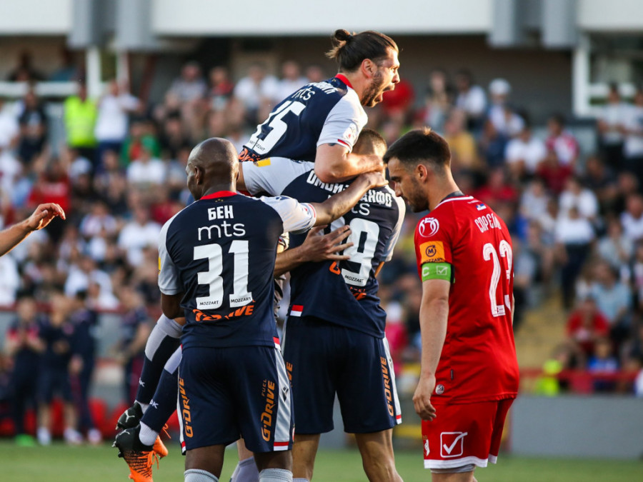 KRAJ: Crvena zvezda - Radnički Niš 1:0, vredan minimalac šampiona