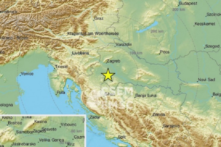 Zemljotres u Hrvatskoj! Epicentar u Jadranskom moru