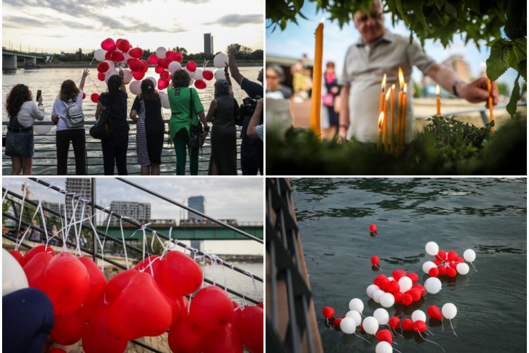 Crveni i beli baloni za Mateja na Promenadi: Građani se oprostili od nesrećnog Splićanina (FOTO/VIDEO)