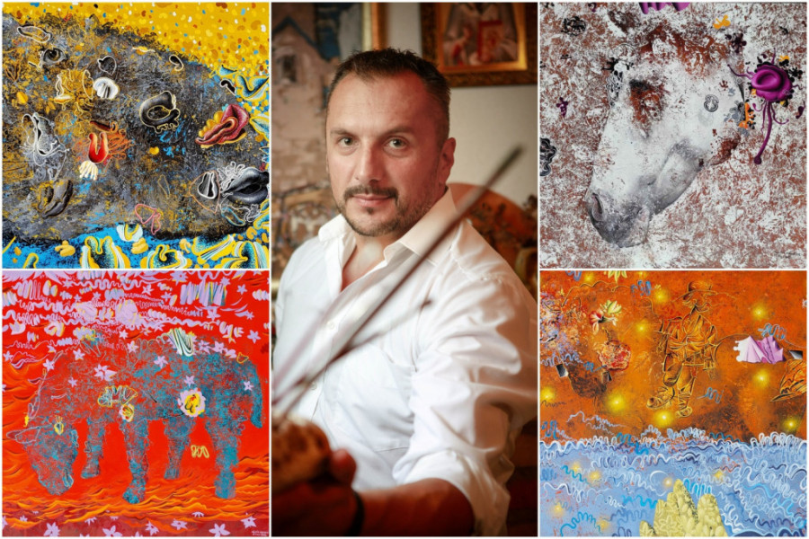 Moje slike su bistrije kada se izlože u Beogradu: Milutin Obradović za 24sedam o „Običnom maleckom snu“ (FOTO)