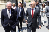 Američki ambasador Hil u prvoj zvaničnoj poseti: Obišao Evropsku prestonicu kulture - dočekao ga gradonačelnik Vučević (FOTO)
