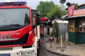Požar u Ziđinu u Boru: Vatrogasci pravovremeno sprečili širenje vatre (VIDEO)