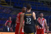 Zašto tako, Uroše? Igrač Partizana, sin eks košarkaša Zvezde dao trojku, a onda i isključen zbog provociranja zvezdaša (VIDEO)