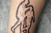 Srpski as završio na tetovaži španskog navijača! Ako pogodite na osnovu siluete ko je u pitanju, vi ste vrsni znalac (FOTO)