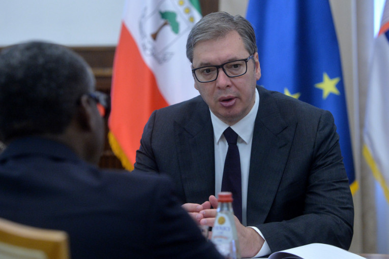 Predsednik Vučić sa potpredsednikom Ekvatorijalne Gvineje o ekonomskoj saradnji i gorućim geopolitičkim pitanjima