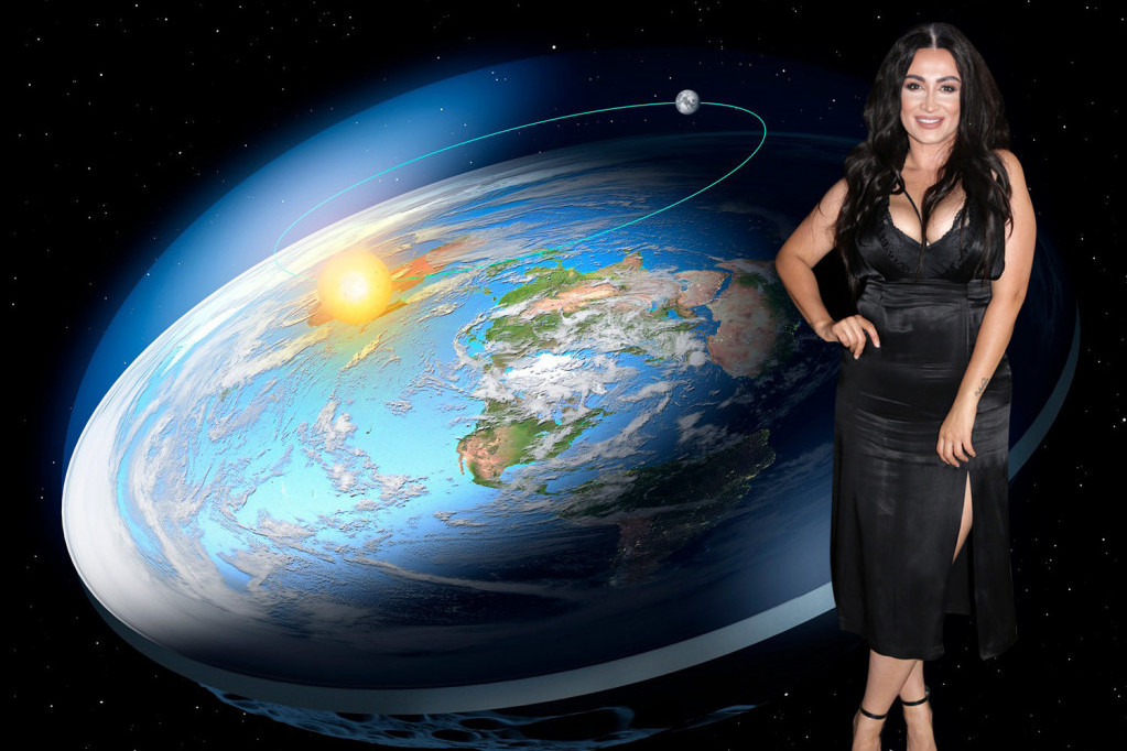 Andreana Čekić u misiji dokazivanja teze da je Zemlja ravna ploča: Gravitacija ima svest da upravlja avionom (FOTO)