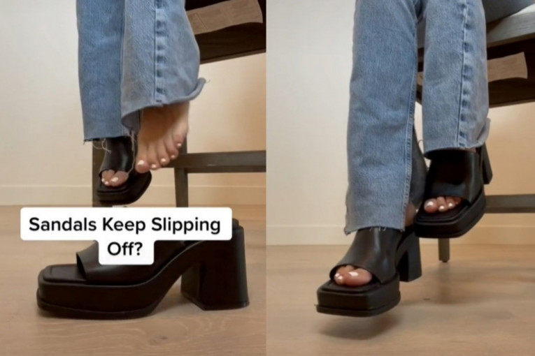 Stilistikinja otkrila najjednostavniji trik koji će sprečiti da nam se stopala klizaju u sandalama (VIDEO)