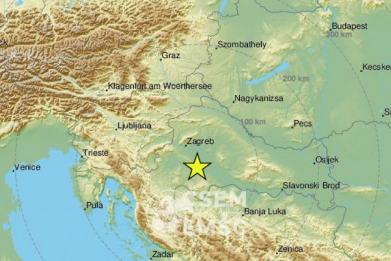 Opet zemljotres u Hrvatskoj!